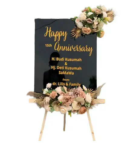 Papan Bunga Akrilik Selong